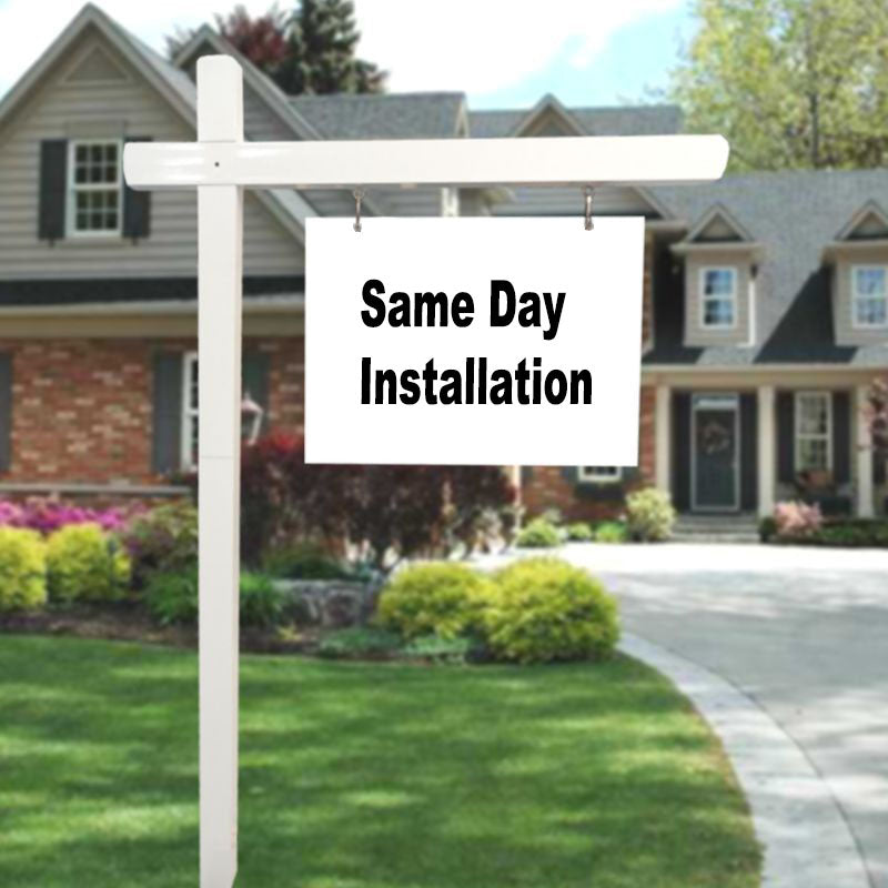 Sign Post Installation – Real Estate Post Rental